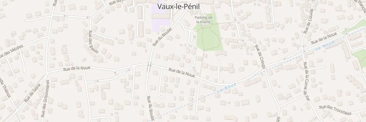 Plan du 391 Rue de la Noue à Vaux-le-Pénil