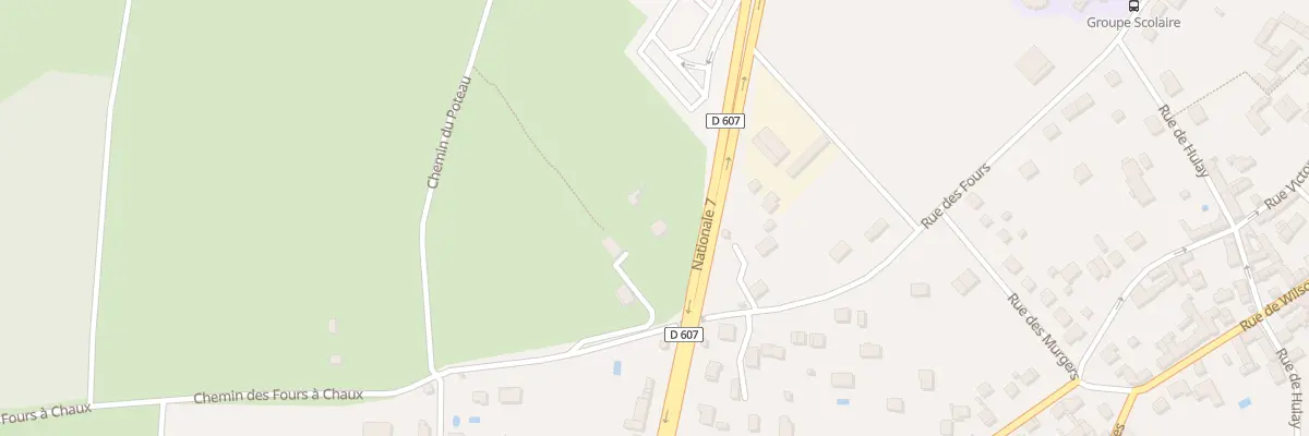 Plan du 39 N Nationale 7 à Grez-sur-Loing