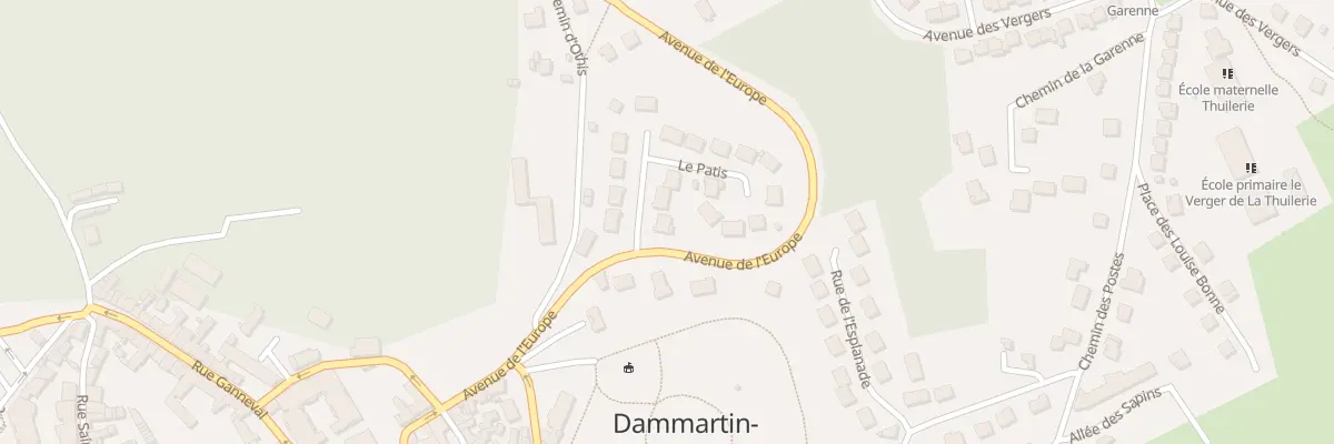 Plan du 1 Rue le Pâtis à Dammartin-en-Goële