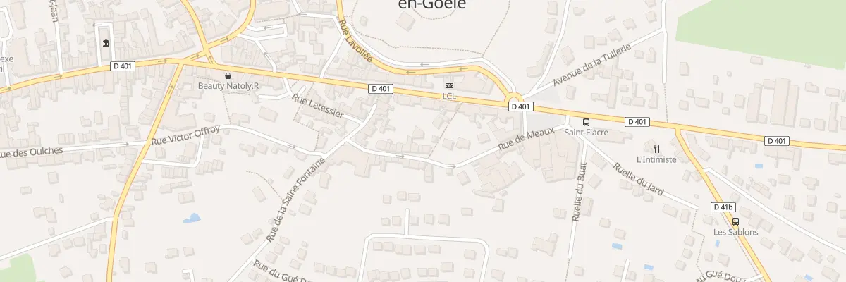 Plan du 16 Rue de Meaux à Dammartin-en-Goële