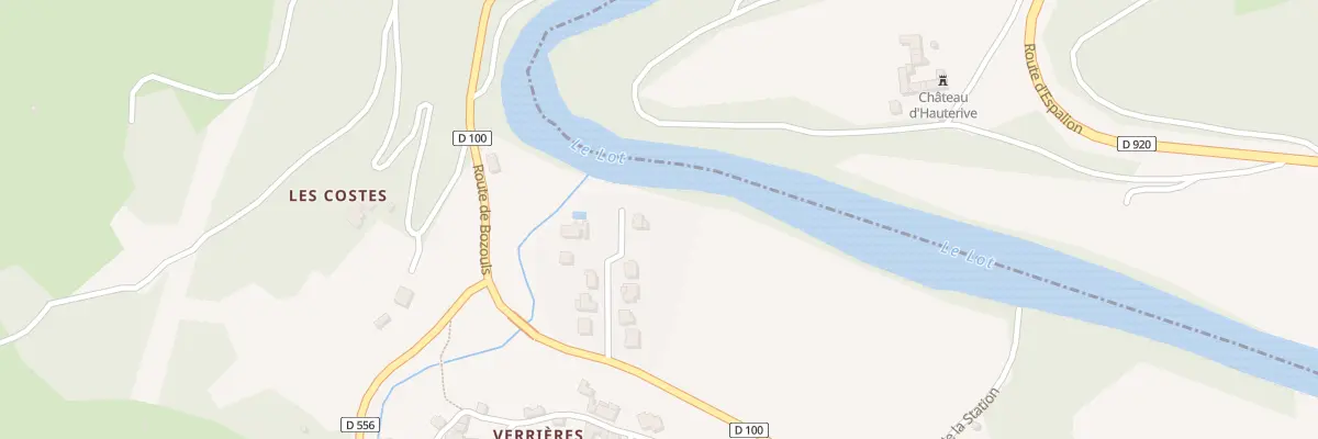 Plan du 5290 Verrieres à Sébrazac