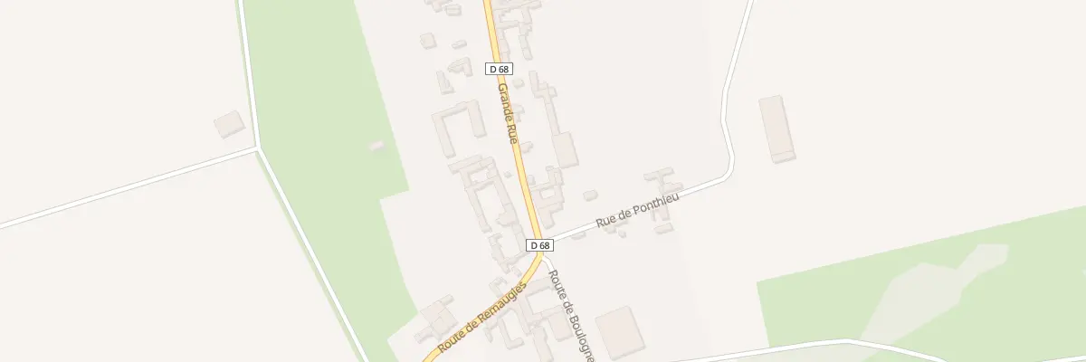 Plan du 64 Rue Grande Rue à Fescamps