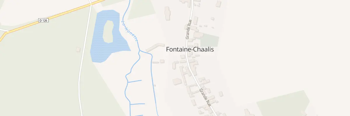 Plan du 7 Gr Grande Rue à Fontaine-Chaalis