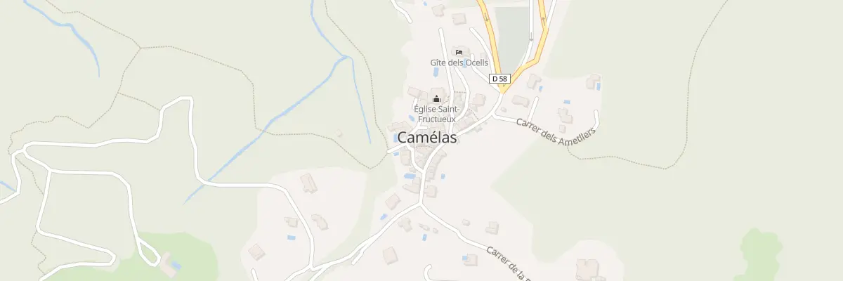 Plan du 178 Camelas à Camélas