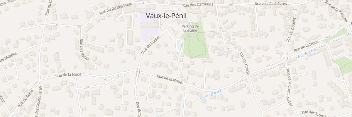 Plan du 409 Rue de la Noue à Vaux-le-Pénil