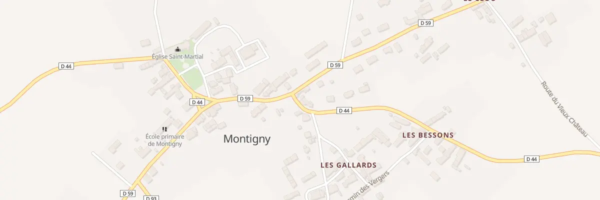 Plan du 19 Rte de Feux à Montigny