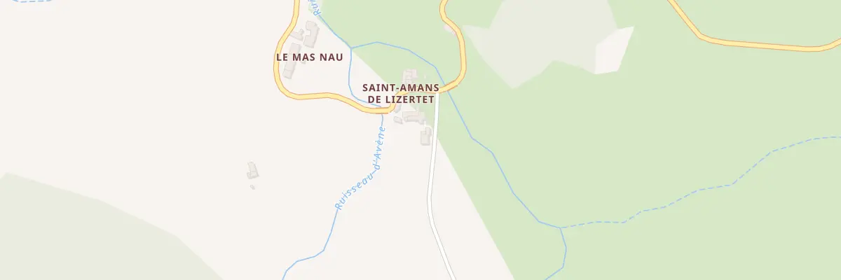 Plan du 5143 Saint Amans de Lizertet à Combret