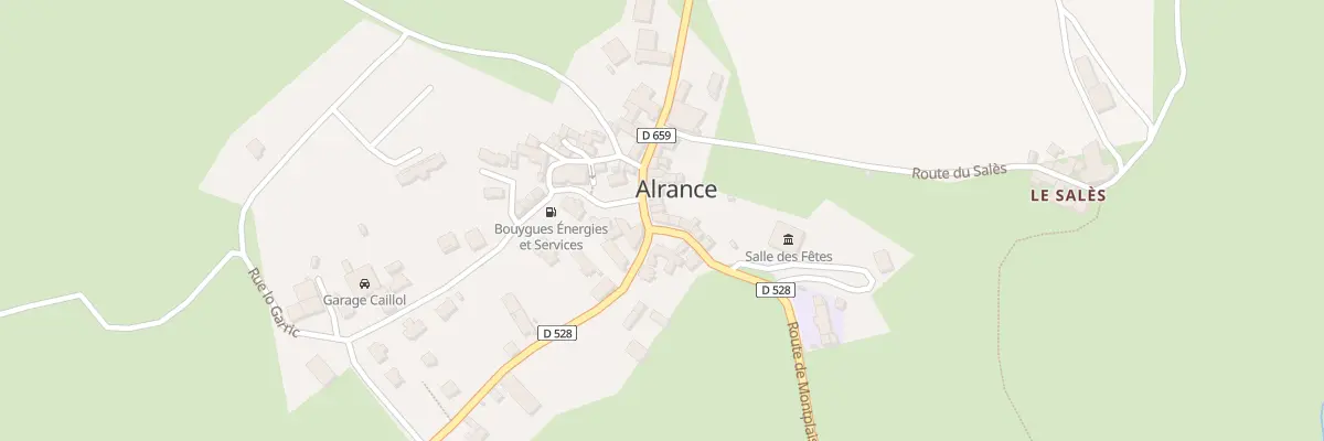 Plan du 5042 Alrance à Alrance