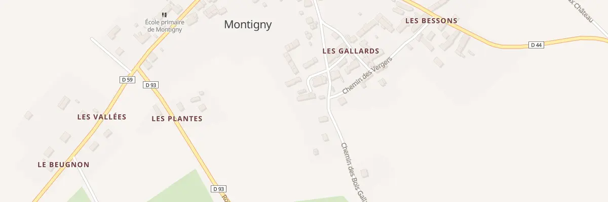 Plan du 158 Che des Bois Gallards à Montigny
