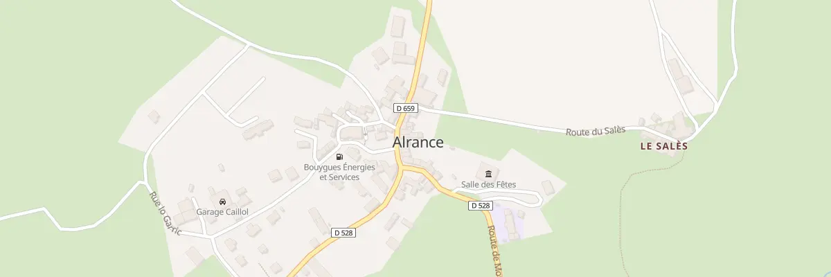 Plan du 5012 Alrance à Alrance