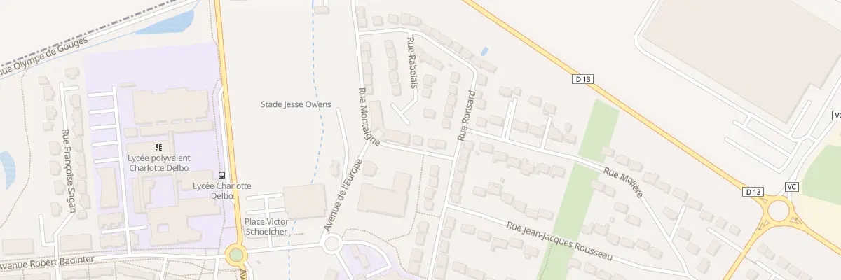 Plan du 4 Rue Montaigne à Dammartin-en-Goële