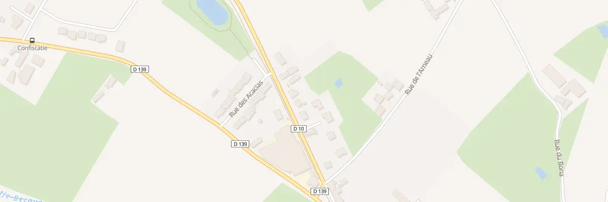 Plan du 922 Rue de la Gare à Boeschepe