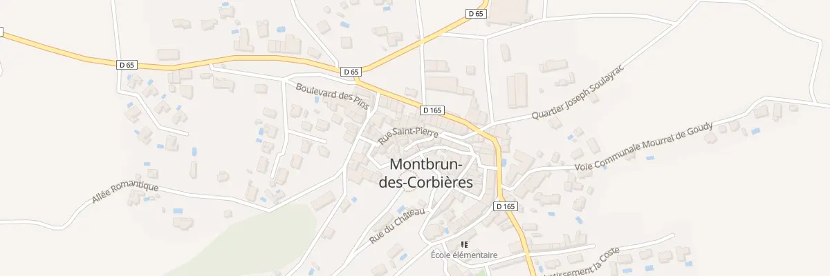 Plan du 3 Imp de l’Horloge à Montbrun-des-Corbières