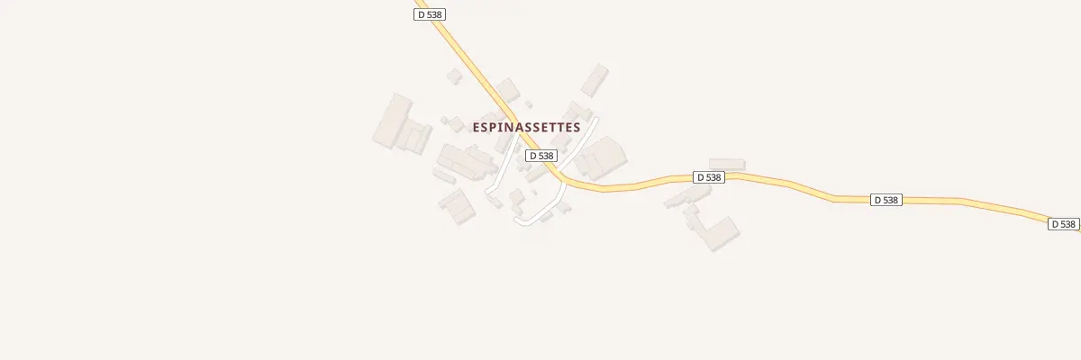 Plan du 5868 Espinassettes à Pont-de-Salars