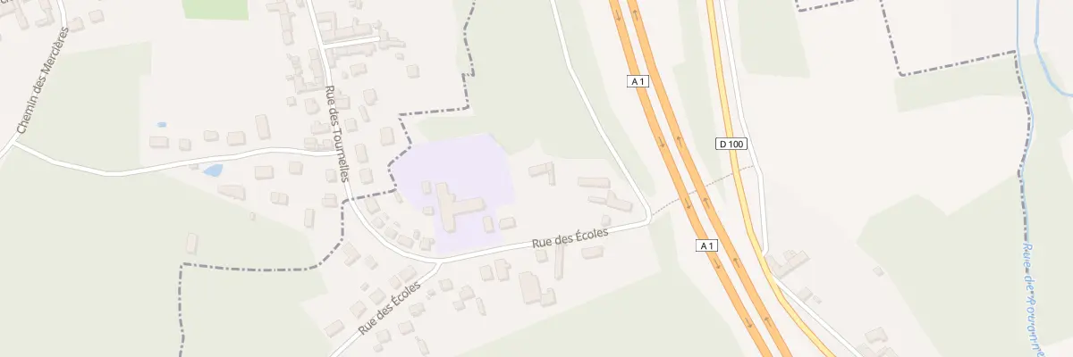 Plan du 6 Rue des Ecoles à Roberval