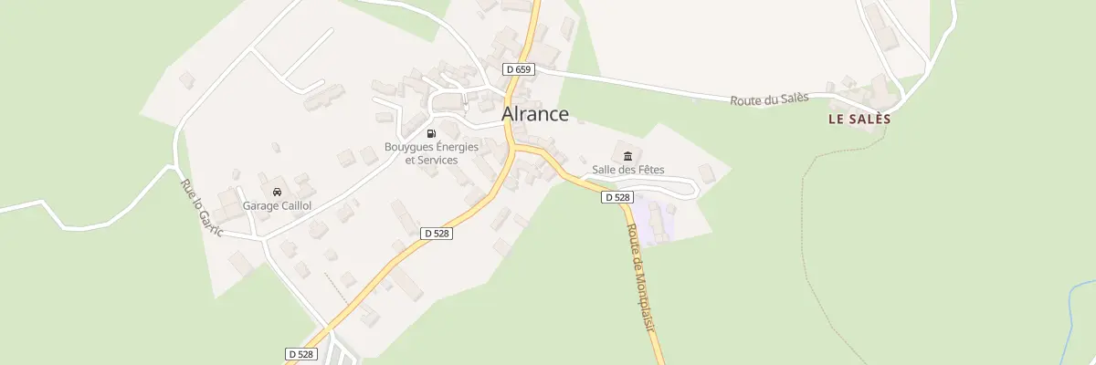Plan du 5022 Alrance à Alrance