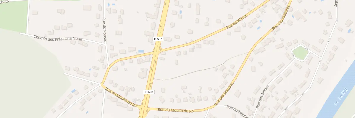 Plan du 8 Rue Wilson à Grez-sur-Loing