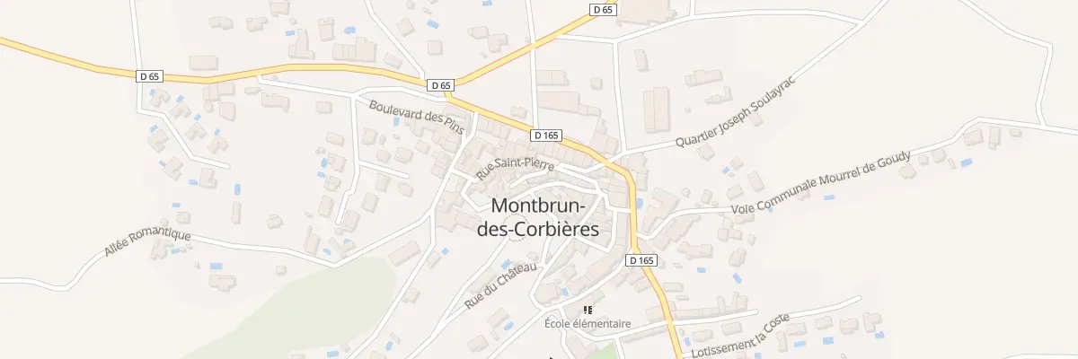 Plan du 4 Imp de l’Horloge à Montbrun-des-Corbières