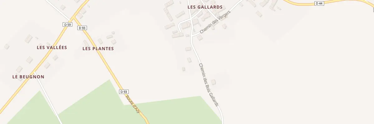 Plan du 230 Che des Bois Gallards à Montigny