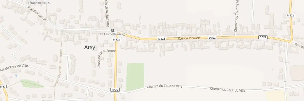 Plan du 61B Rue de Picardie à Compiègne