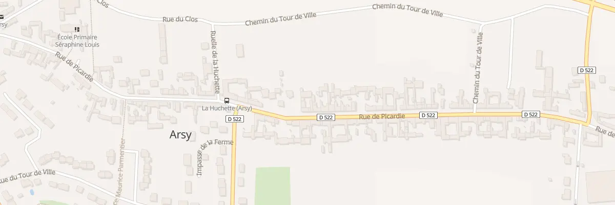 Plan du 78 Rue de Picardie à Arsy