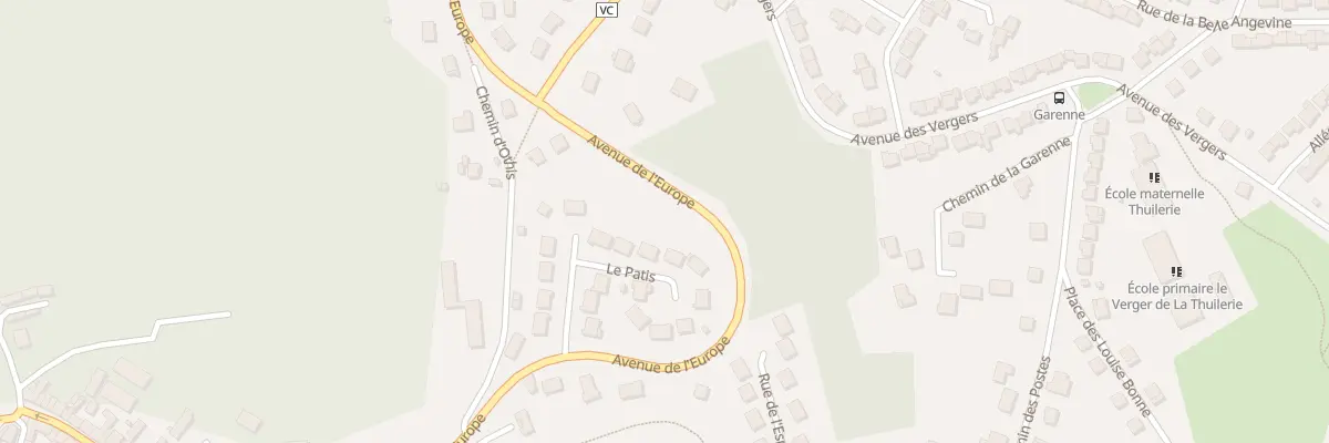 Plan du 20 Rue le Pâtis à Dammartin-en-Goële