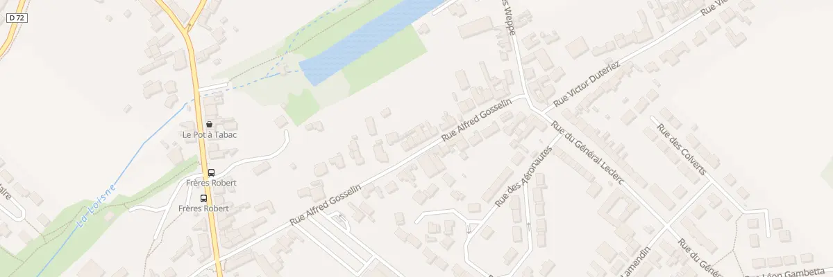 Plan du 25 Rue Alfred Gosselin à Beuvry
