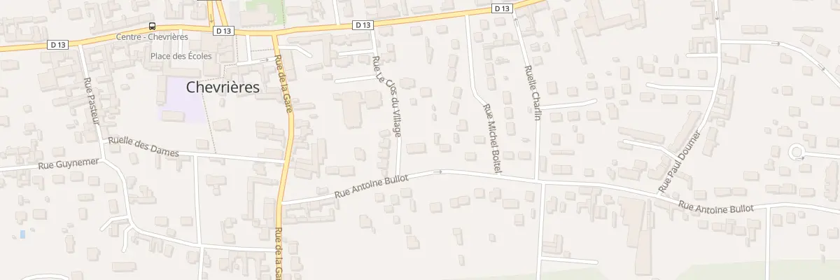 Plan du 165 Rue Antoine Bullot à Chevrières