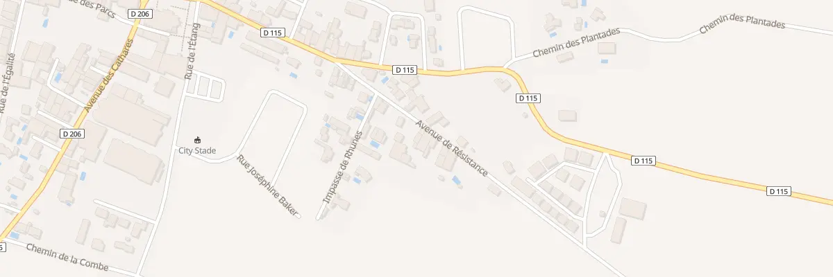 Plan du 284 Le Village à Pépieux