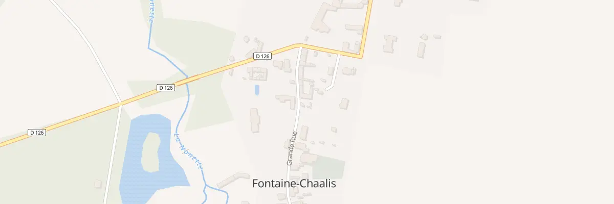 Plan du 8 Gr Grande Rue à Fontaine-Chaalis