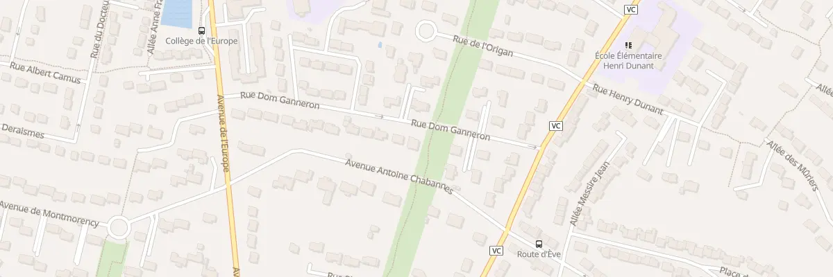 Plan du 9 Rue Dom Ganneron à Dammartin-en-Goële