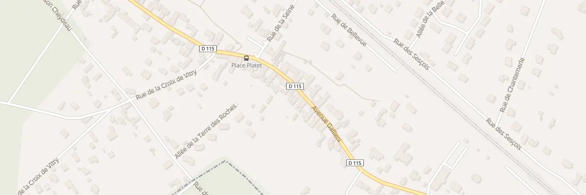 Plan du 81 Av Galliéni à Bois-le-Roi