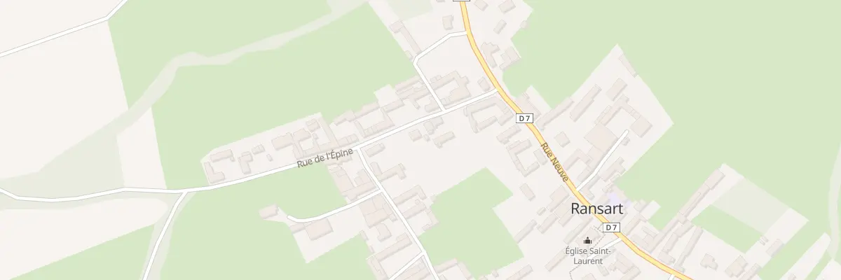 Plan du 1B Rue de l’Epine à Ransart