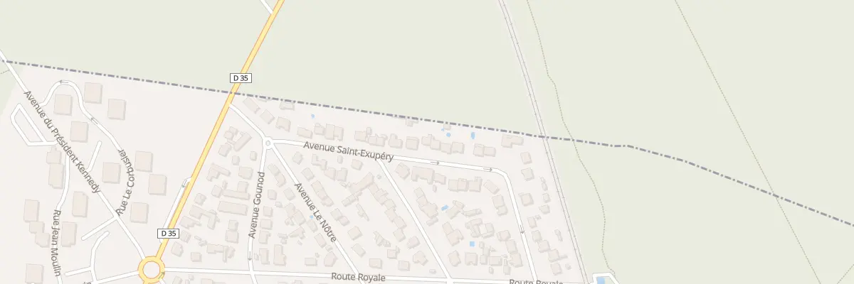 Plan du 29 Av Saint Exupery à Ozoir-la-Ferrière