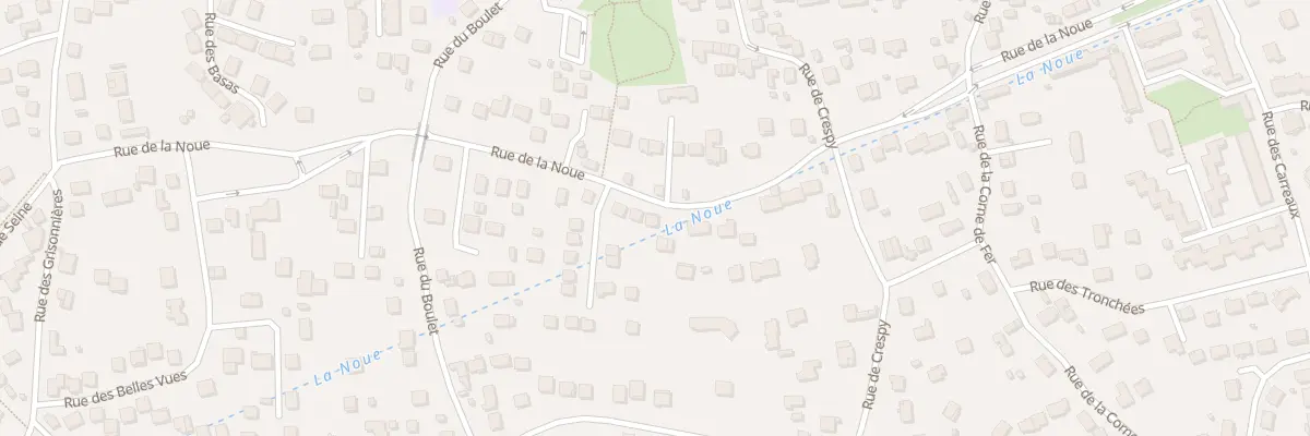Plan du 480 Rue de la Noue à Vaux-le-Pénil