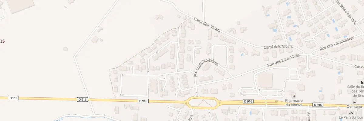 Plan du 6 Rue des Camporells à Millas
