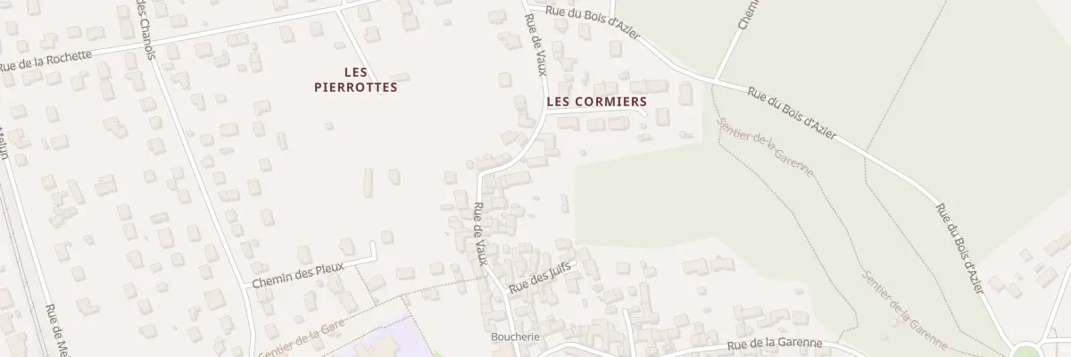 Plan du 40 Rue de Vaux à Livry-sur-Seine