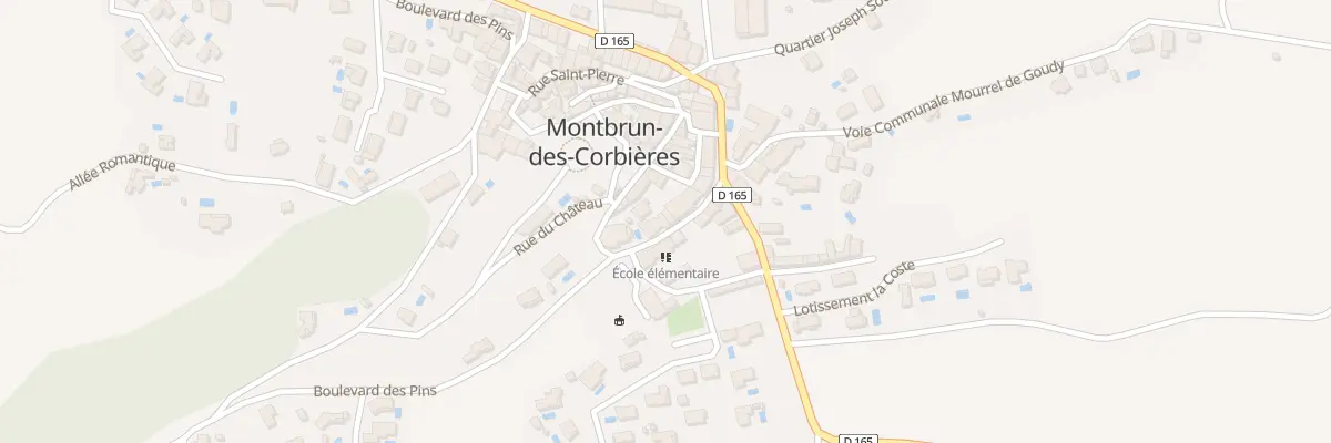 Plan du 7 Rue Jules Ferry à Montbrun-des-Corbières
