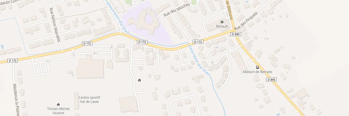 Plan du 155 Rue des Mioches à Lestrem