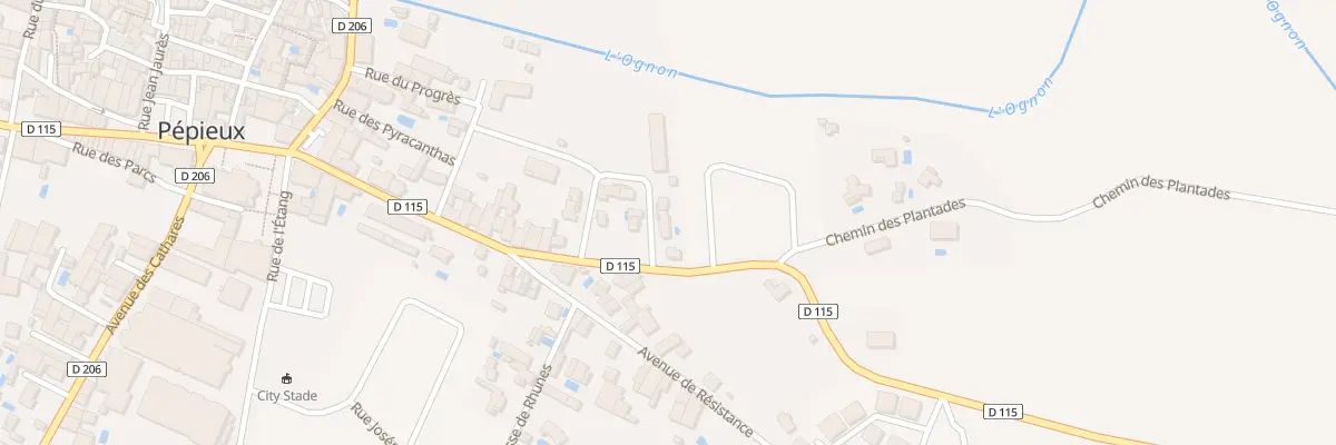 Plan du 7 Rue du Fer a Cheval à Pépieux