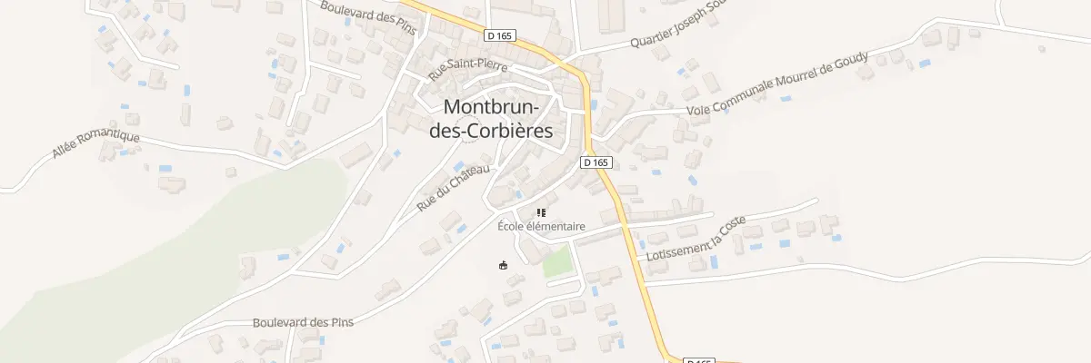 Plan du 5 Rue Jules Ferry à Montbrun-des-Corbières