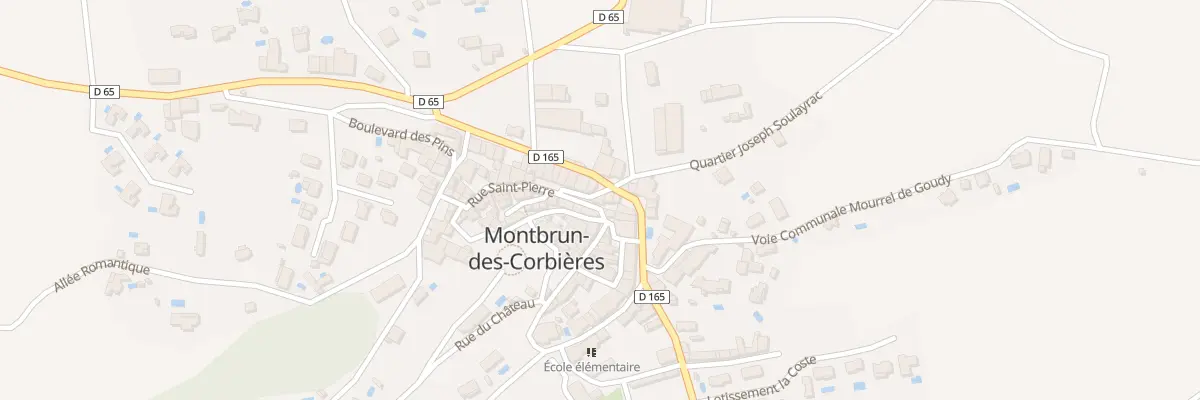 Plan du 2 Rue du Huit Mai 1945 à Montbrun-des-Corbières