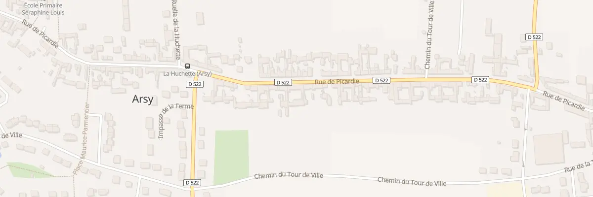Plan du 55 Rue de Picardie à Arsy