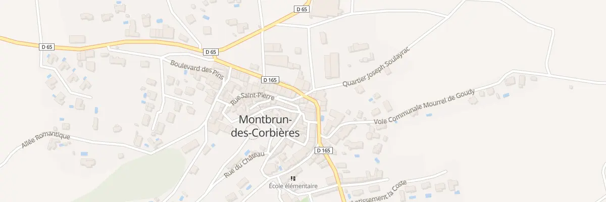 Plan du 4 Rue du Huit Mai 1945 à Montbrun-des-Corbières