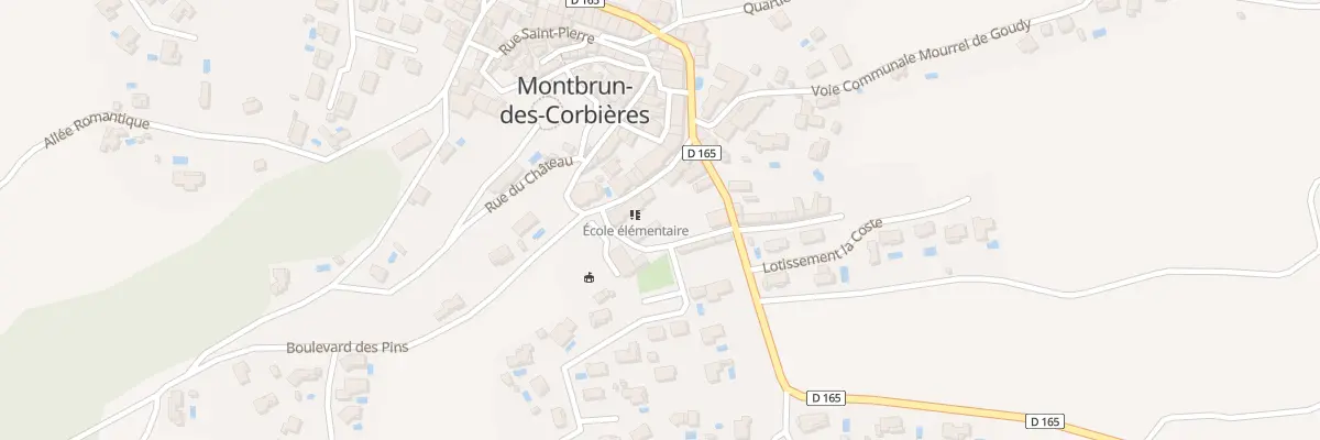 Plan du 10 Rue Jules Ferry à Montbrun-des-Corbières
