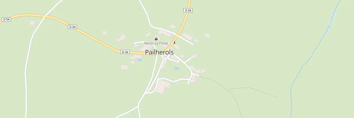 Plan du 5007 Le Bourg à Pailherols