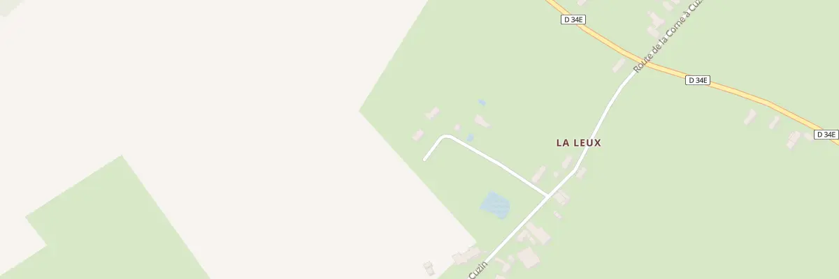 Plan du 290 Les Cornes à Thaumiers
