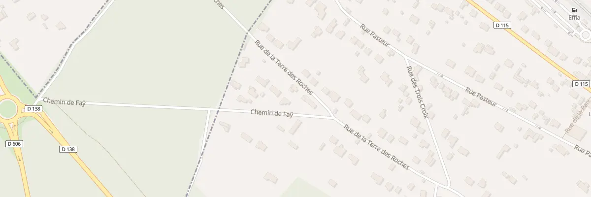Plan du 21 Rue de la Terre des Roches à Bois-le-Roi