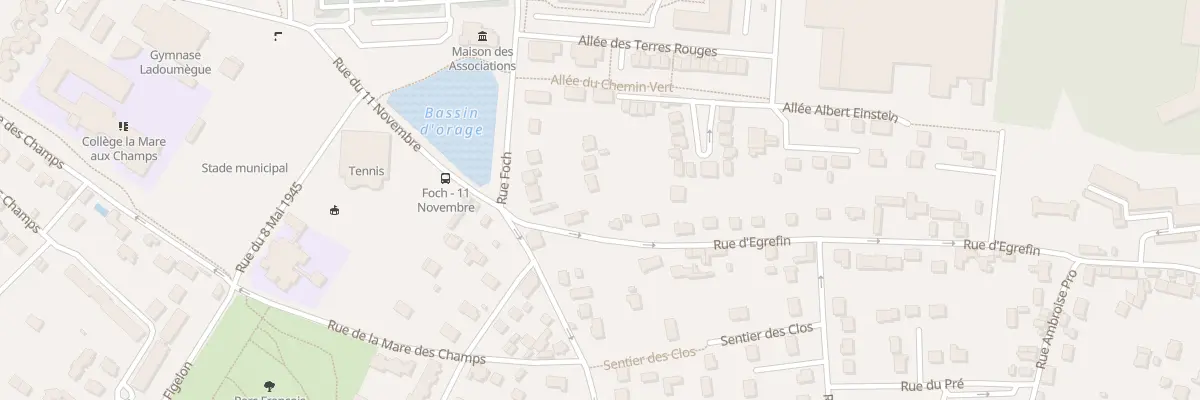 Plan du 213B Rue d’Egrefin à Vaux-le-Pénil