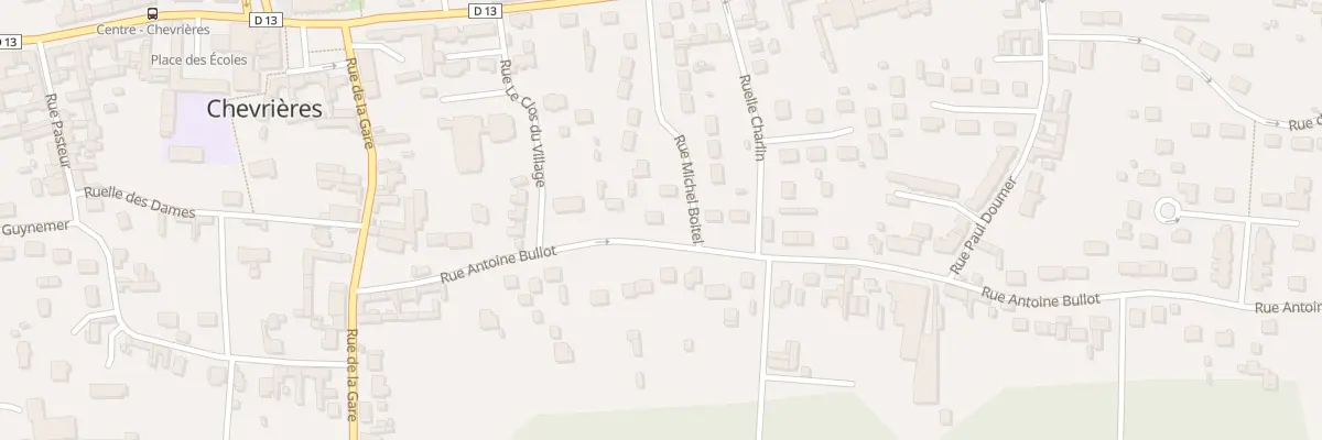 Plan du 211 Rue Antoine Bullot à Chevrières